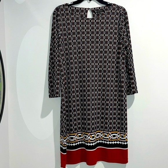 Versona Dresses & Skirts - Versona black red white dress. Size large.